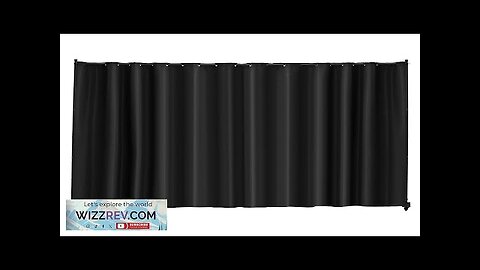 Room Divider Portable Panel Room Divider with Wheels Privacy Screen Black Review