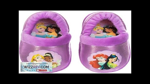 Disney Girls Princess Slippers Fuzzy Slippers: Tangled Little Mermaid Beauty Review