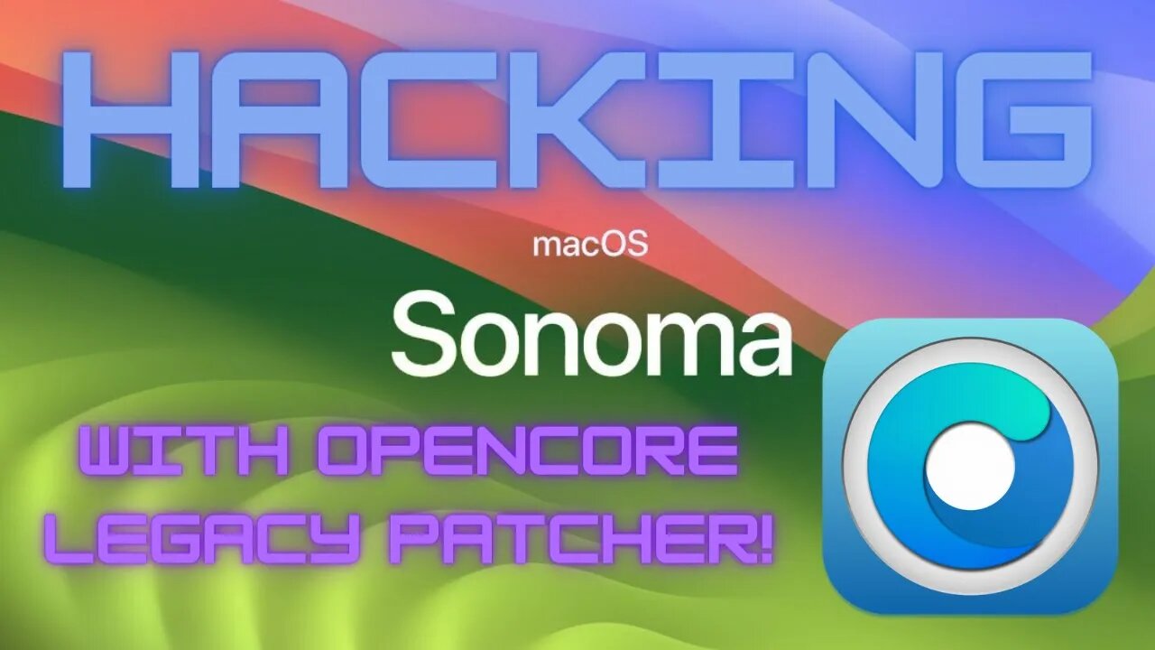 OpenCore - MacOS Sonoma on unsupported 2017 iMac 27"