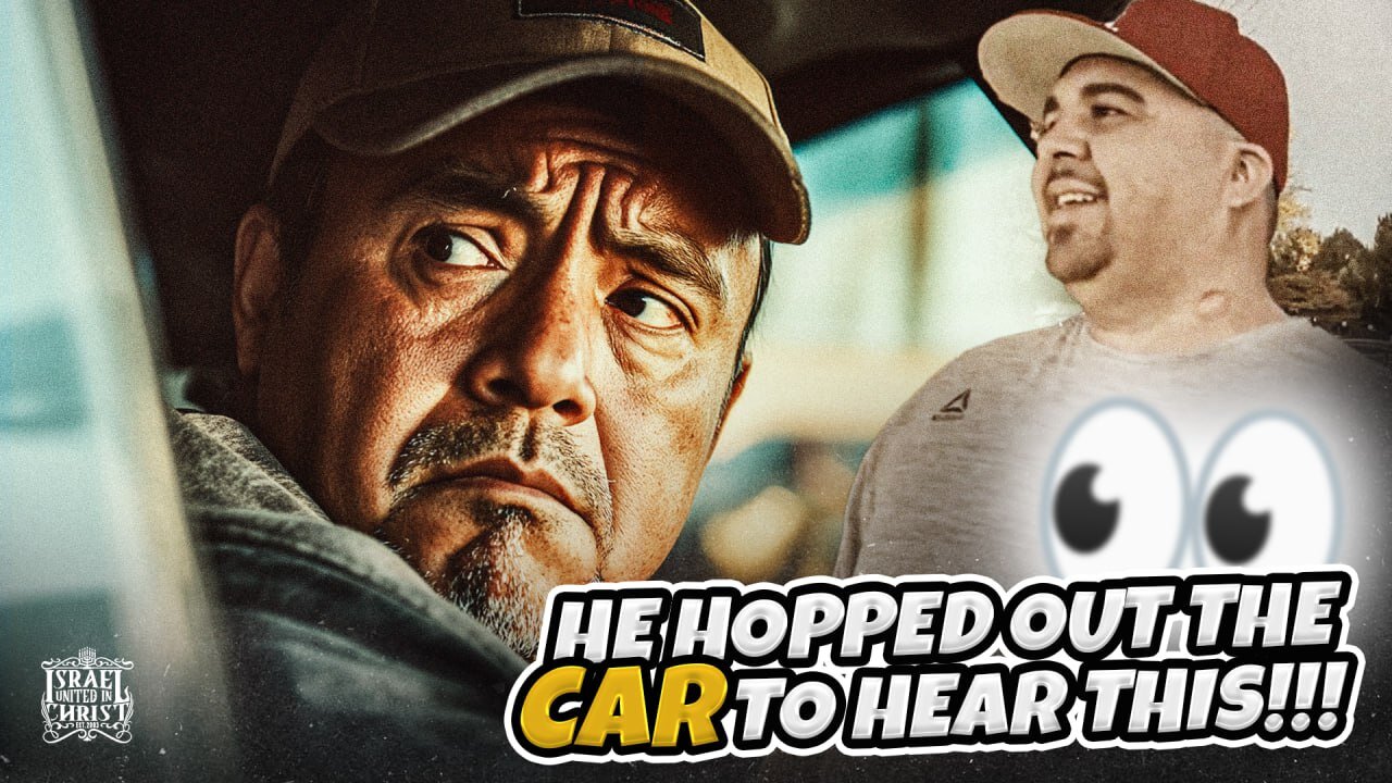 HE HOPPED OUT THE CAR TO HEAR THIS!!!