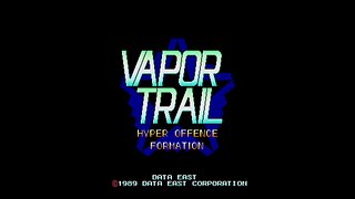 Vapor Trail Arcade Game, Data East 1989, Longplay