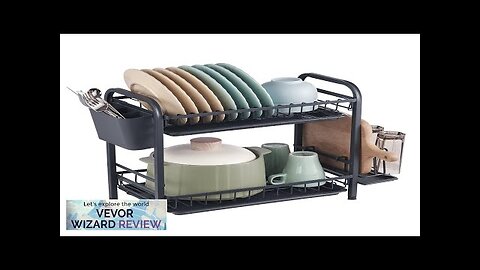 VEVOR 2 Tier Dish Drying Rack Dish Drainer Carbon Steel Kitchen Utensil Review