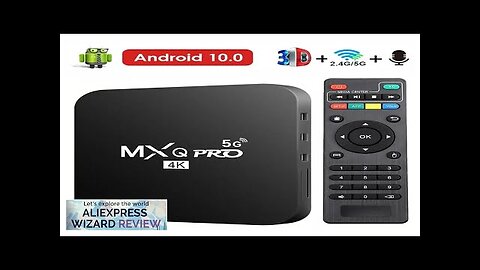 New Smart TV Box MXQ-PRO 4K HD Android 10.0 Smart TV Box Review