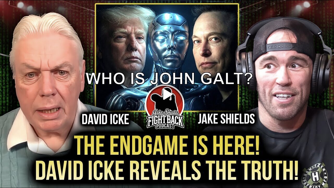 JAKE SHIELDS W/ David Icke on Trump, Elon, and AI – Fight Back. ARE THEY CREATING THE Old Testament?