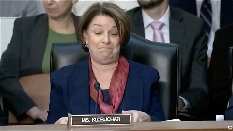 Sen Amy Klobuchar Loses It After She Goes Over Her Time