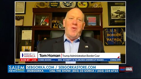 Rep. Crockett's hilarious criticism of Tom Homan. Sebastian Gorka on AMERICA First