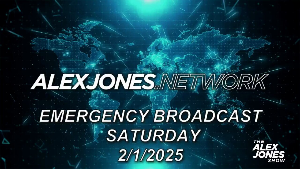 THE ALEX JONES SHOW - ALEXJONES.NETWORK - 2/1/2025: Special Saturday Broadcast BlackRock Hedge Funds Make Massive Bet Against The Stock Market As The Desperate Globalist System Strikes Back Against Trump’s Populist Agenda