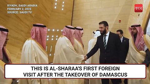 Saudis [Crypto Jews] welcomed Syria´s HTS "Christian Head Chopper" in Riyadh