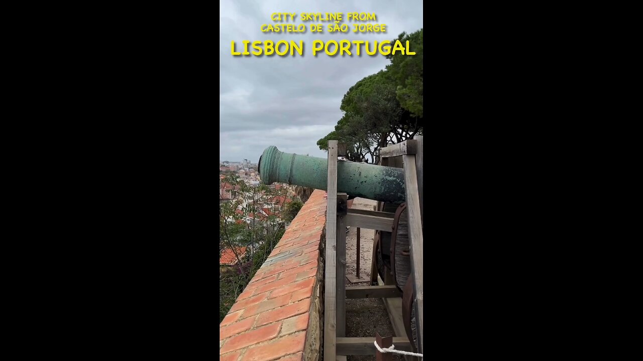 Exploring Lisbon Portugal: City Skyline from Castelo de São Jorge