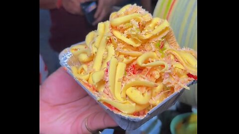 Roller Ice Cream in India Streetfood