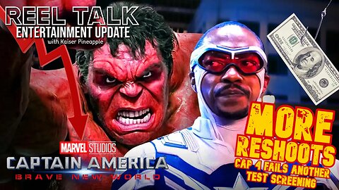 Captain America 4 FAILS Another Test Screening | More Reshoots | WWE Actor Cut From Film