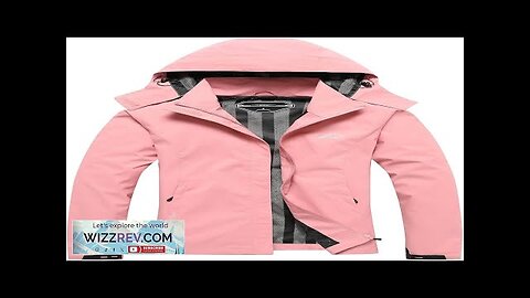 Women's Waterproof Raincoat Lightweight Rain Jacket Detachable Hood Travel Outdoor Review