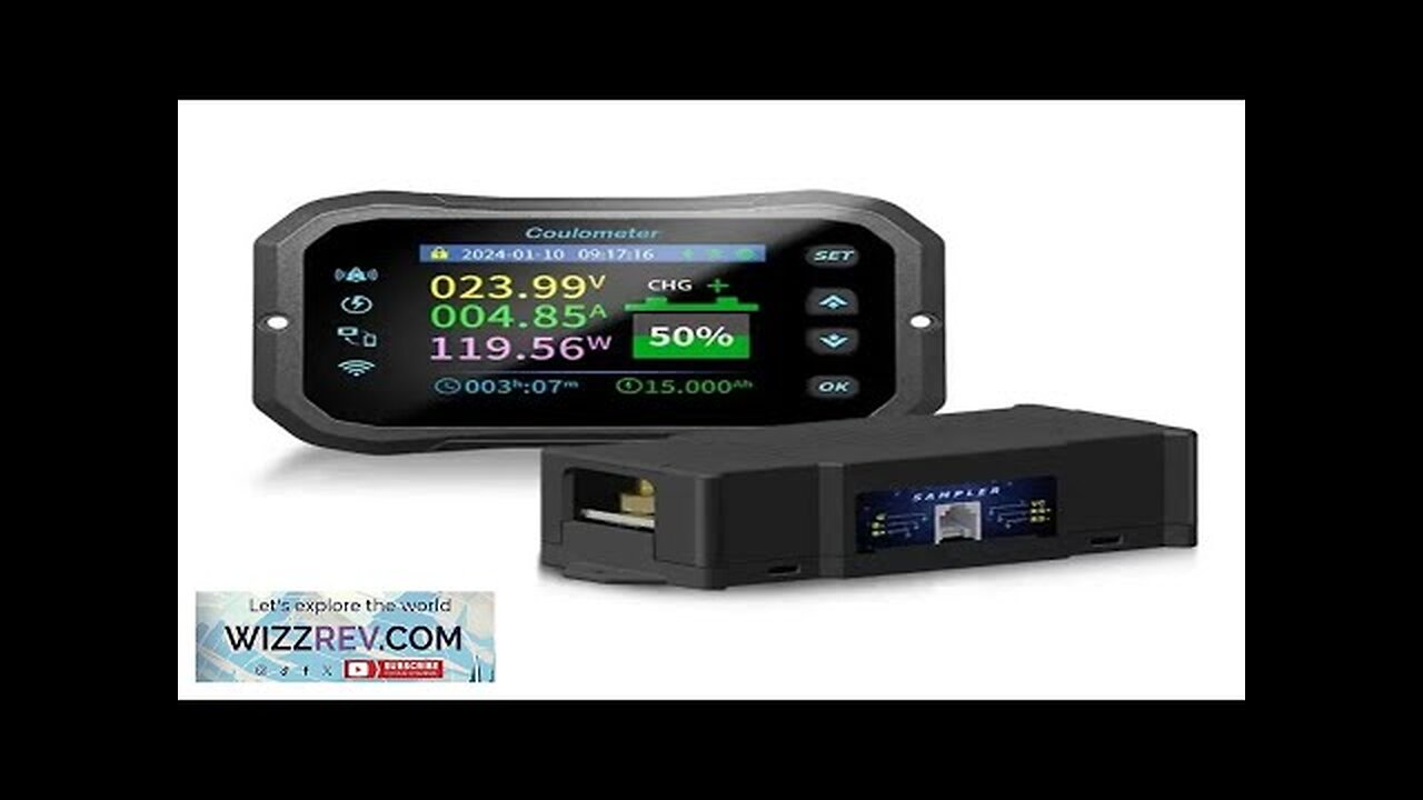 KM105F KM110F KM140F KM160F WiFi Remote RV Coulomb Meter 10-100V DC 50A Review