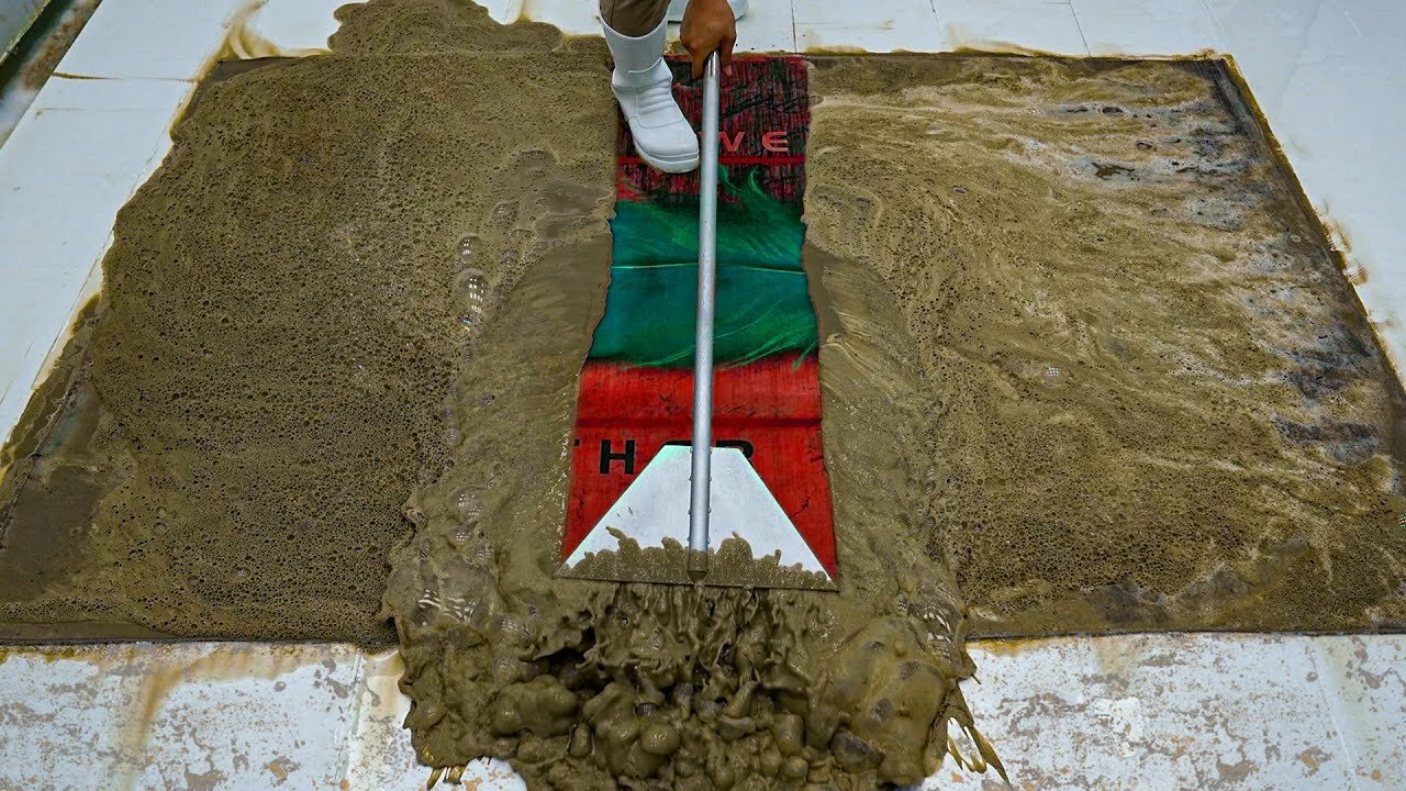 The Color Explosion Of A Heavily Soiled Carpet - Satisfying Video, ASMR Carpet Cleaning