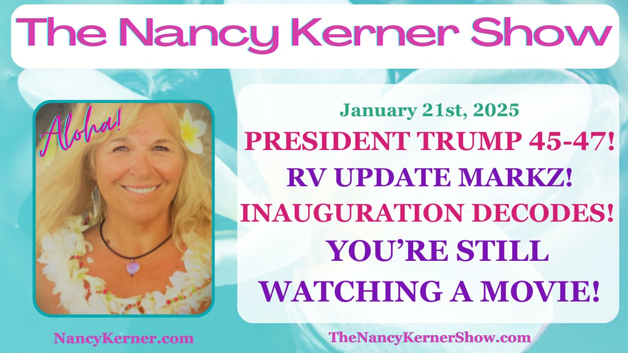 President Trump 45-47! RV Update MarkZ! Inauguration Decodes! You are STILL Watching a Movie!