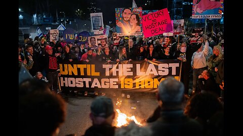 Weekly rally of protesters demanding a deal to release hostages in captivity in Gaza