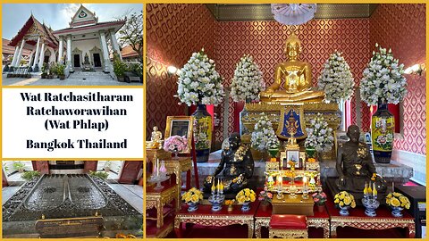 Wat Ratchasitharam (Wat Phlap) - 2nd Class Royal Temple Near Wat Arun - Bangkok Thailand 2025