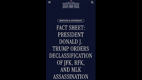 Trump Orders Full Declassification of JFK, RFK, and MLK Assassination Files