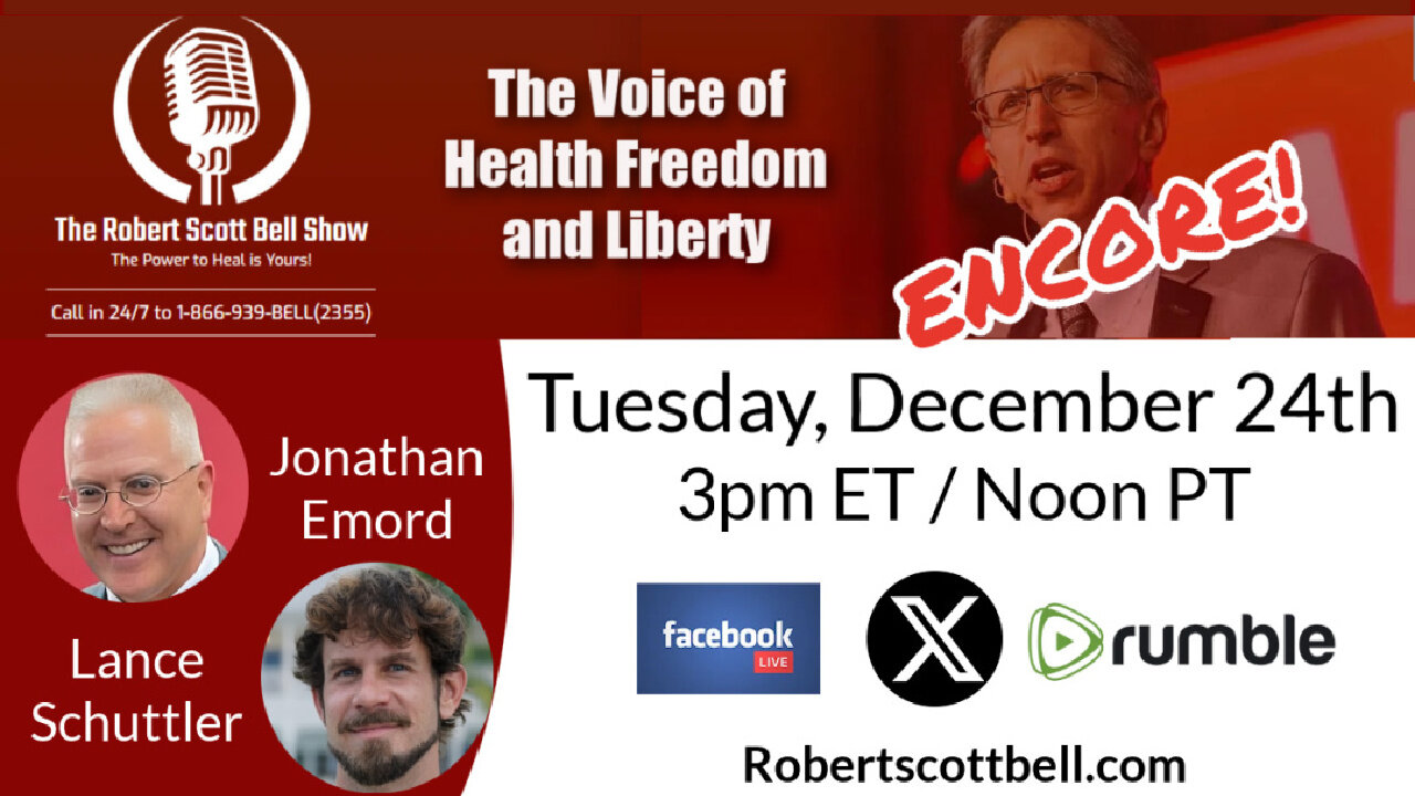 ENCORE! Jonathan Emord, Trump Transition, RFK Jr., Lance Schuttler, Ascent Nutrition, Pine Needle Detox, Pine Pollen Benefits - The RSB Show 12-24-24