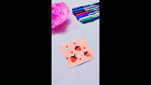 Easy painting hacks with brush pen || Creative diy ideas #rumble #shorts #art #craft