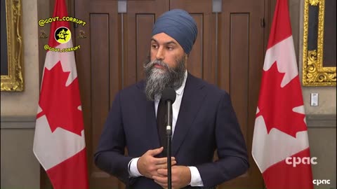 Jagmeet Singh says because we're in an emergency, now is not the time for an election