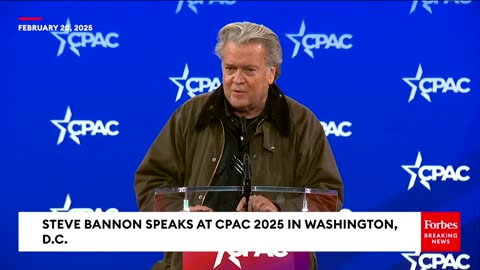 'Mitch McConnell Is Gone!': Steve Bannon Celebrates Populism In Fiery CPAC Speech