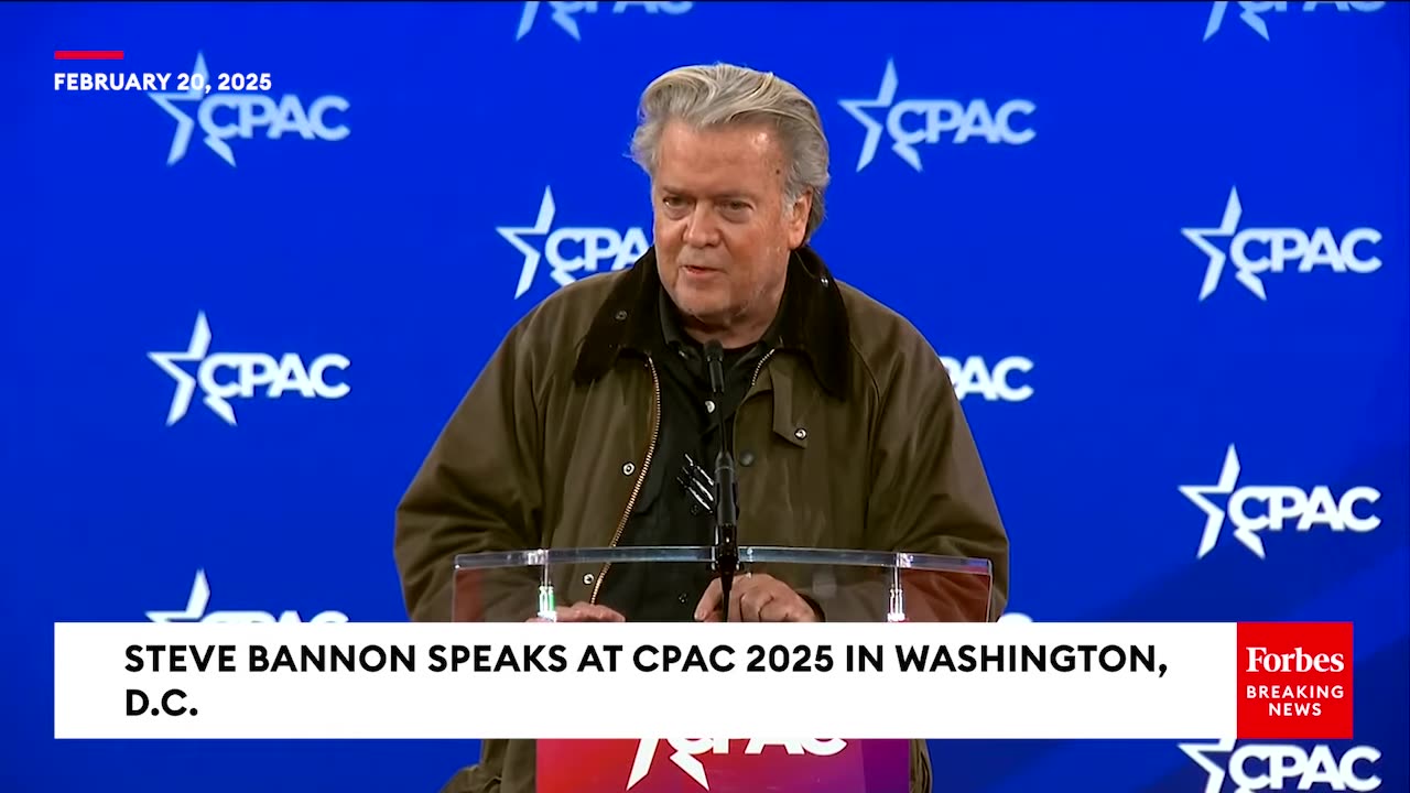 'Mitch McConnell Is Gone!': Steve Bannon Celebrates Populism In Fiery CPAC Speech