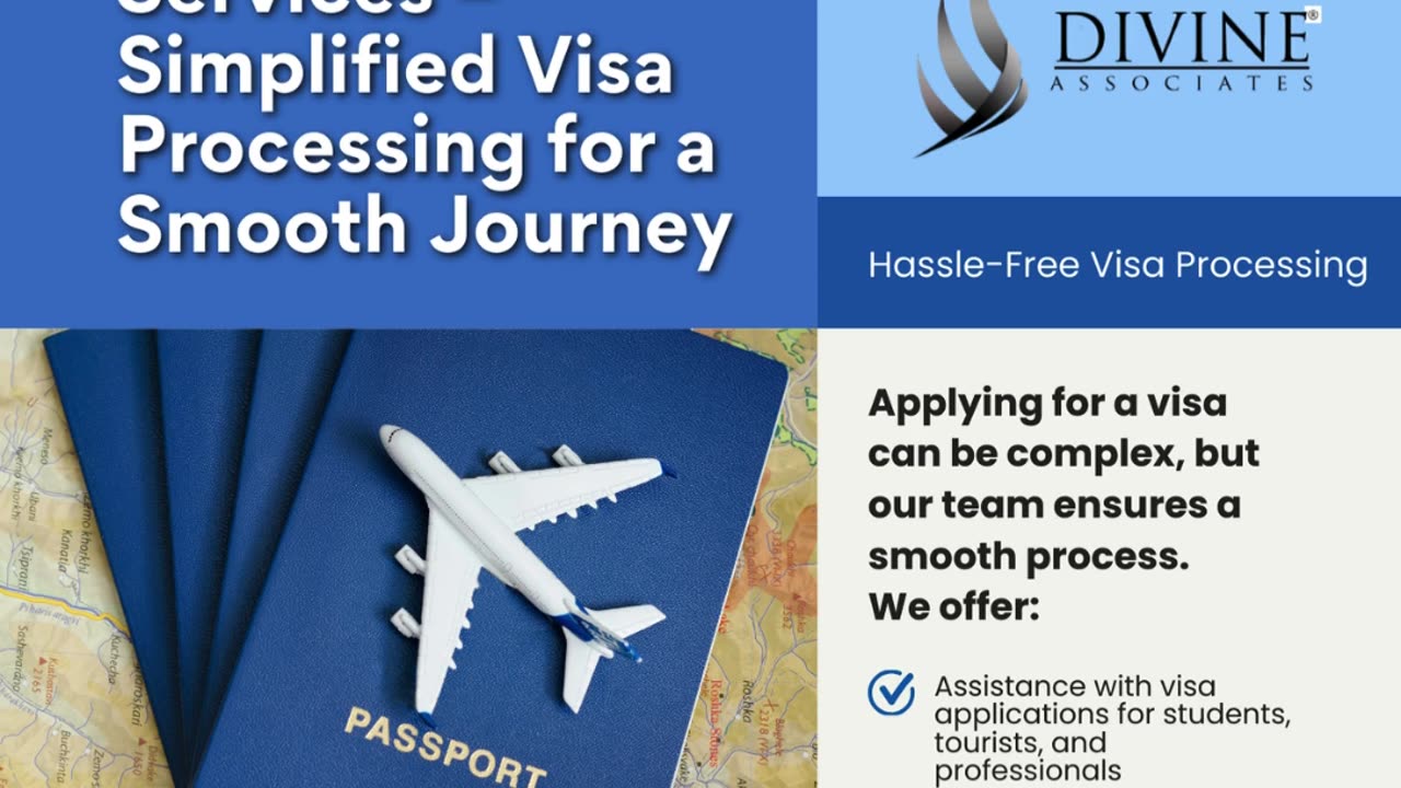 Seamless Visa Solutions: Stress-Free Travel & Study with Divine Associates Ltd