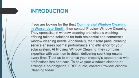 Best Commercial Window Cleaning in Warrandyte South