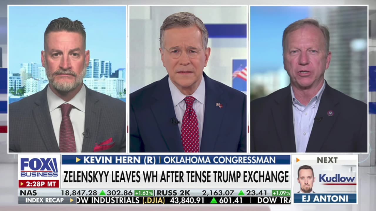 Joining Kudlow on Fox Business to Discuss President Trump's Meeting With Volodymyr Zelenskyy
