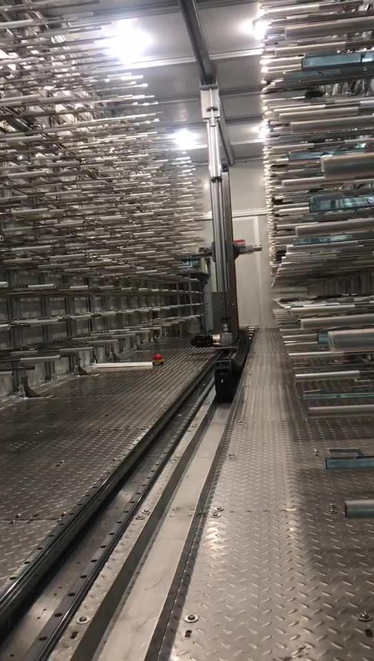 Fuyao Automotive Glass's three-dimensional warehouse.