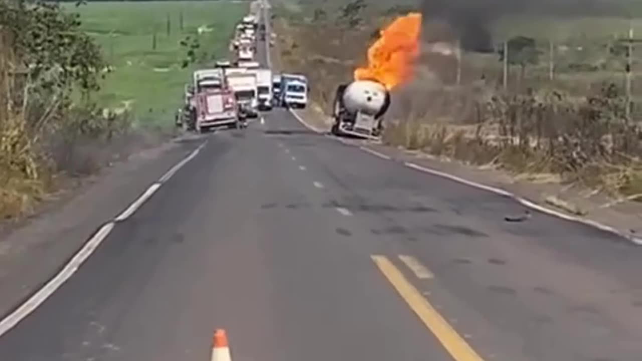 Gas Truck Accident Explosion