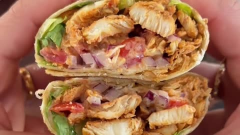 Delicious and easy chicken wraps with homemade Raising Cane’s copycat sauce