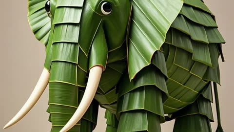 banana leaf kangaroos and banana leaf penguins is cute