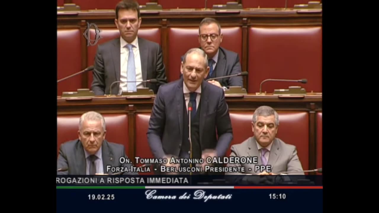 Roma - Question time Camera, il ministro Nordio risponde all'interrogazione dei deputati (19.02.25)