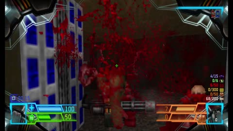 Project Brutality - Doom II - Ultra Violence - The Gantlet (MAP03) - 100% completion