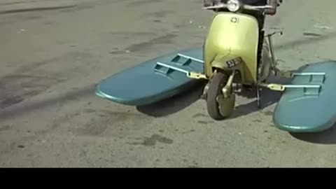 1960 floating scooter