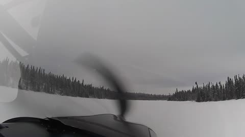 Flat Light Ski Flying - Alaska Bush Flying