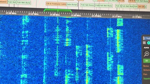 27.975 Asian Fishing Fleet Radio Comms Fishery Chatter G8JNJ SDR 27975 kHz 09 13