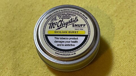 McChrystal's Sicilian Burst Nasal Snuff Review