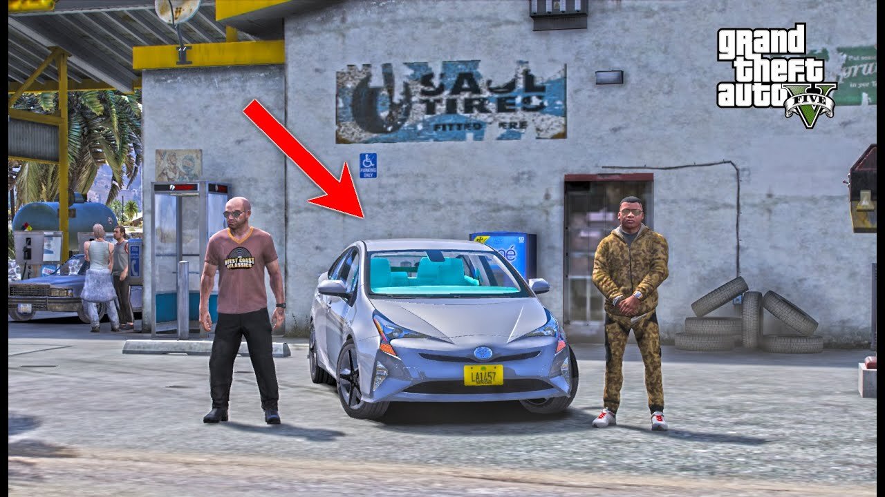 GTA 5 REAL LIFE MODS Trevor Buying Toyota Prius 2017 From Franklin GTA 5 PAKISTAN