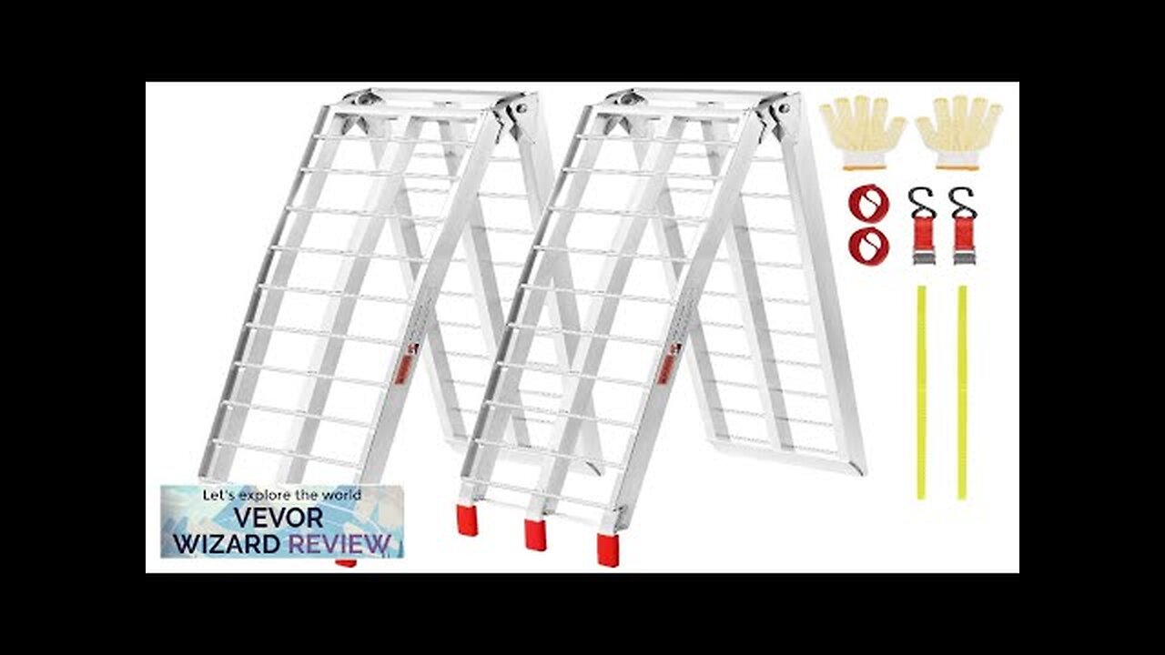 Aluminum Ramp 1500 LBS Foldable Loading Ramps for Pickup Trucks Bed 2 Review