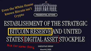 The "Bitcoin Strategic Reserve" Explained (for those who don't understand It) 🪙