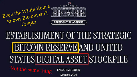 The "Bitcoin Strategic Reserve" Explained (for those who don't understand It) 🪙