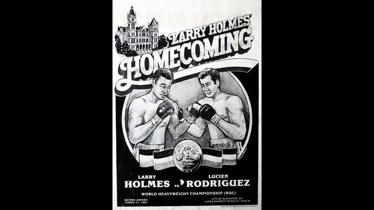 Larry Holmes vs Lucien Rodriguez - Mar 27 1983 - Watres Armory, Scranton, PA