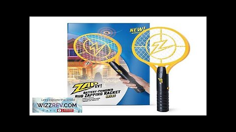 ZAP IT! Electric Fly Swatter Racket 3500 Volt Bug Zapper Racket Review