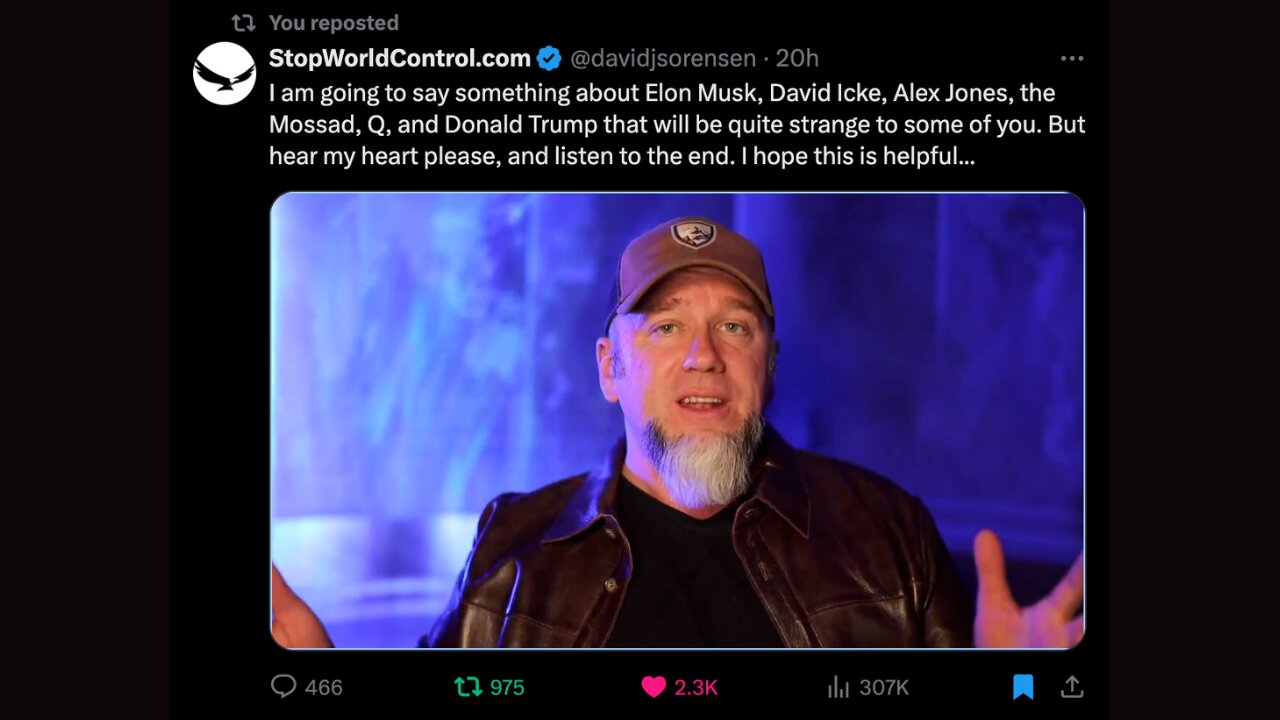 David Sorensen Discussing FAKE Patriot Accounts, Elon Musk, Q & X's Reputation Score