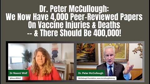 We Now Have 4,000 Peer-Reviewed Papers On Vaccine Injuries & Deaths -- & There Should Be 400,000!