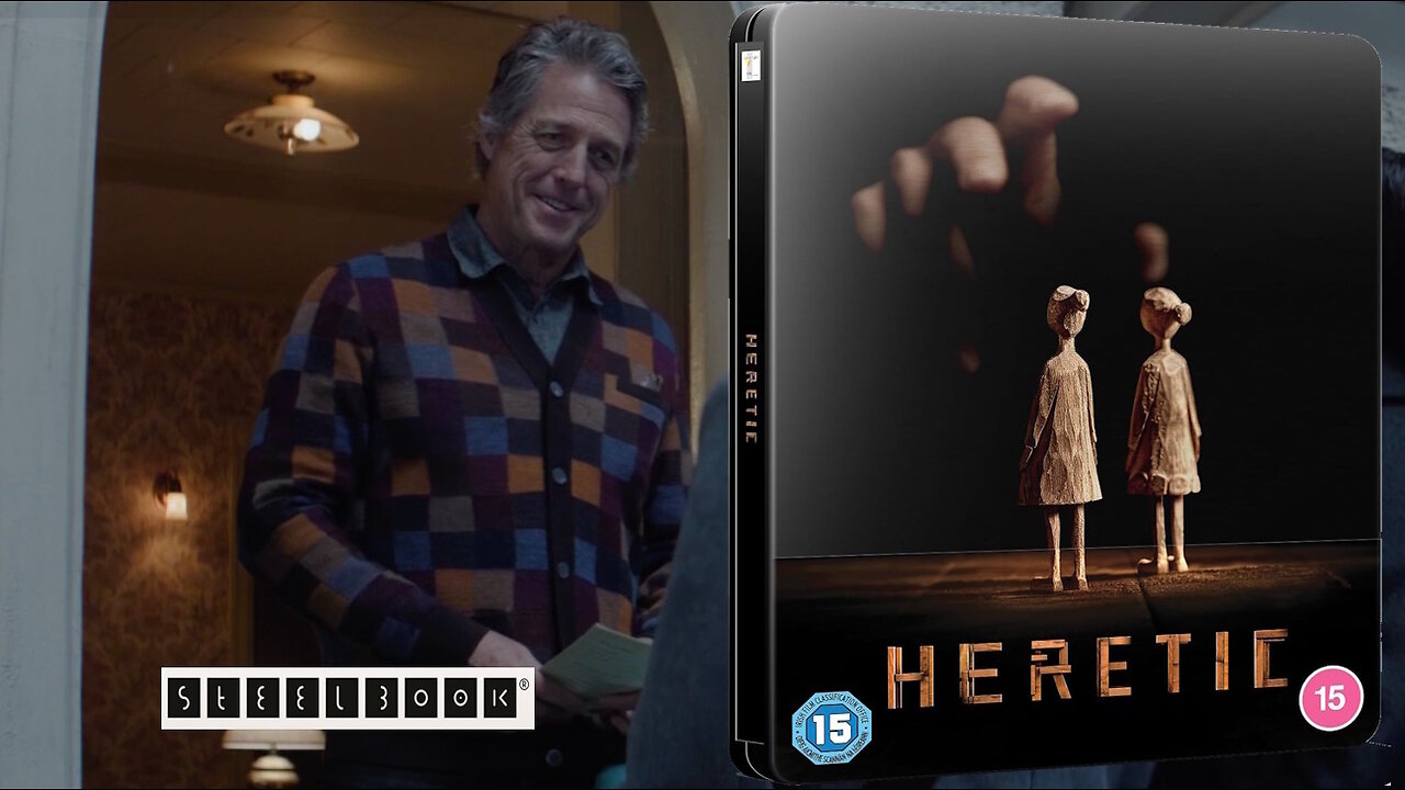 Heretic [4K UHD & Blu-ray SteelBook] Starring Hugh Grant