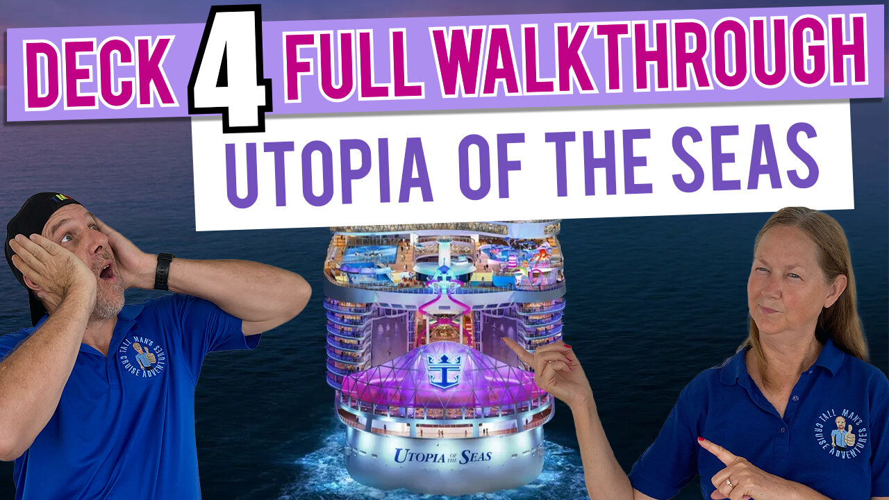 Utopia Of The Seas Public Deck 4 | Tall Man's Cruise Adventures